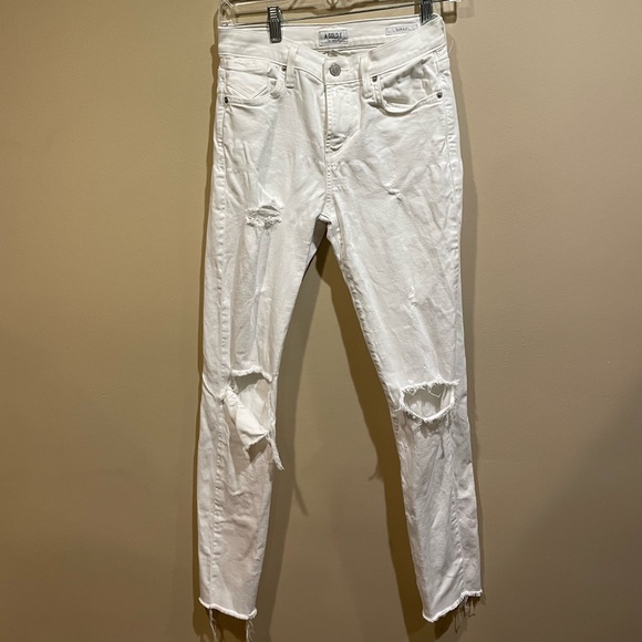AGOLDE Sophie White High Rise Skinny Jeans - Picture 2 of 13